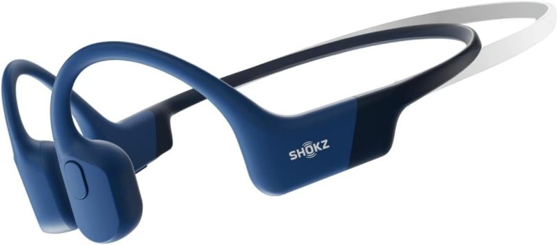 SHOKZ OpenRun Mini (AfterShokz Aeropex Mini) -Bone Conduction Open-Ear Bluetooth Sport Headphones - Waterproof Wireless Earphones for Workouts and Running - Built-in Mic, with Headband