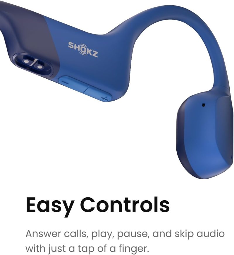 SHOKZ OpenRun Mini (AfterShokz Aeropex Mini) -Bone Conduction Open-Ear Bluetooth Sport Headphones - Waterproof Wireless Earphones for Workouts and Running - Built-in Mic, with Headband - Image 5